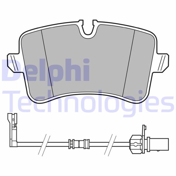 VAL-671008 Arka Fren Balatasi 2xkablo Audi A8