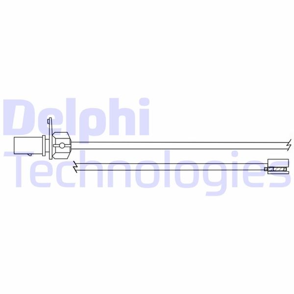 DELPHI LZ0302 Fren İkaz Kablosu Ön Porschemacan