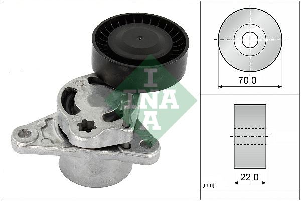 INA 534070910 Kayis Gergi Rulmani Mercedes W205 C257 W213 W222 Kutuklu