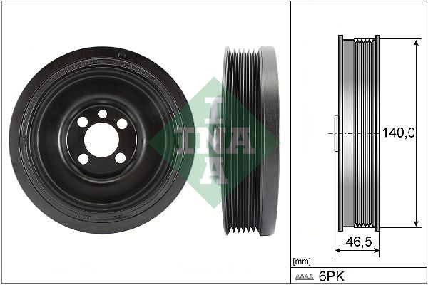 INA 544013810 Riemenscheibe. Kurbelwelle Audi/Seat/Skoda/Vw