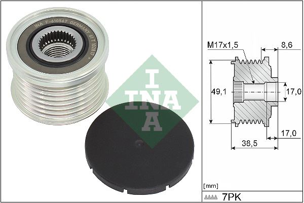 PARS PRS-SH-034410 Kasnak Mitsubishi Tipi Renault Dacia 1.5 Blue Dci-Y.M A005te0181ze 7 Kanal