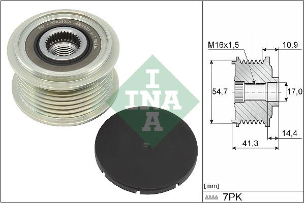 INA 535035110 Alternatör Gergi Rulmani Fiat Ducato 2.3d 2010 >
