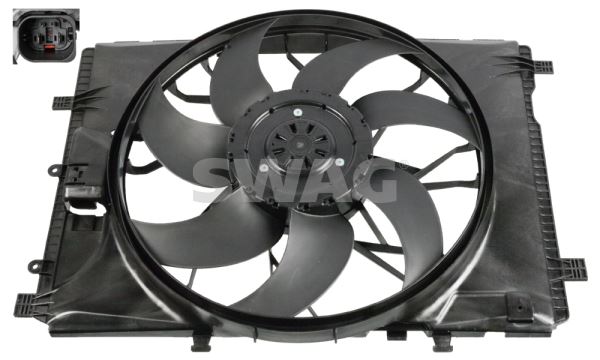SWAG 10107458 Radyator Fani Komple Mercedes W176 W246 W204 C117 C218 X156 W212 R172