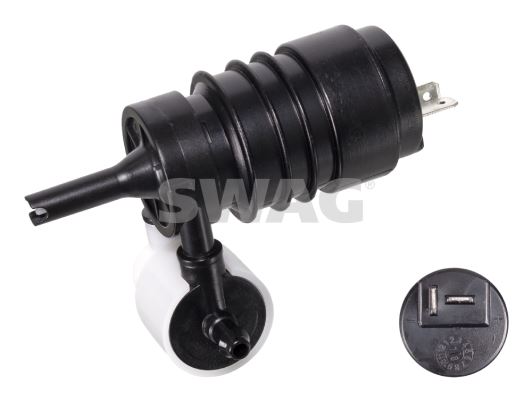 SWAG 40905568 Cam Su Silecek Fiskiye Pompasi Motoru Astra F Hb-Sw 91>98 Corsa B 93>00 Vectra A Hb 88>95 Omega B Sw 94>03 Çift Çikiş