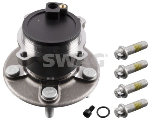 SWAG 50932598 Arka Teker Poryasi Rulmanli Focus C-Max 07>11 -Focus Ii 04>11 Abs Li 5 Bijon Sensor Dahil Civatali