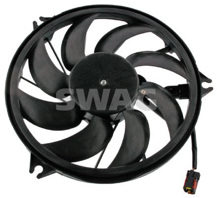 SWAG 62938478 Fan Motoru P206 1.1-1.4-1.4-1.6-2.0 16v-1.6hdi-2.0hdi 98 > 250w-385mm