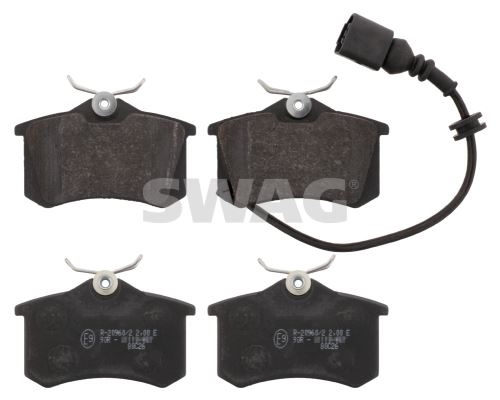 FRD-FDB1645 Arka Fren Balatasi-Kablolu (17mm) (Vw Polo 02-10  Sharan 96-10  Seat Alhambra 96-10  Ibiza 02-10)