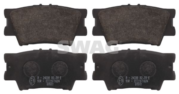 SWAG 81916651 Arka Fren Balata Toyota Rav4 2.0l 1az-Fe Aca30 Aca31 06-12 / 2.0l 1ad-Ftv D4-D Ala40 12->