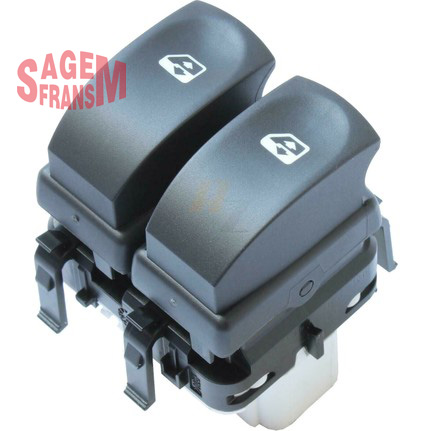 SAGEM 500943 Cam Açma/Kapama Anahtari Çiftli Ön Sol Renault Clio Iii 05> Modus 04> 10 Fişli