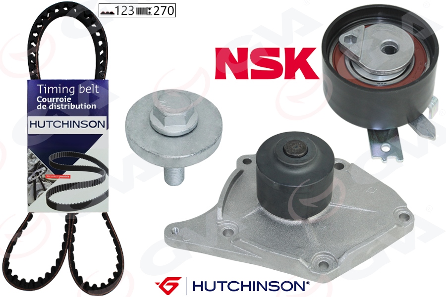 GVA 59WPK1422H-1 Su Pompali Triger Seti 123 Dis 27mm Clio Ii 01>06 Megane Ii 04> Kango 01> Micra Iii 04> Duster 10> 1.5 Dci K9k Euro 3 Euro 4