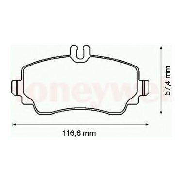 SANGSIN SP4002 Fren Balatasi Arka Mercedes C-Class W205 S205 C205 A205