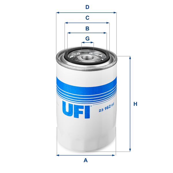 UFI 2316202 Yağ Filtresi Ferrari 208-308-412-512