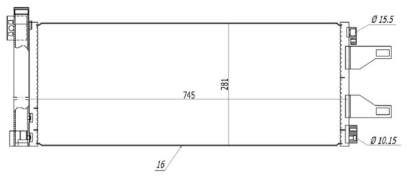 ORIS CFI770016 Klima Radyatörü Kondenser Peugeot Boxer Iii-Citroen Jumperiii-Fiat Ducato Iii 2.0-2.2-2.3-3.0- Hd I-Mjet