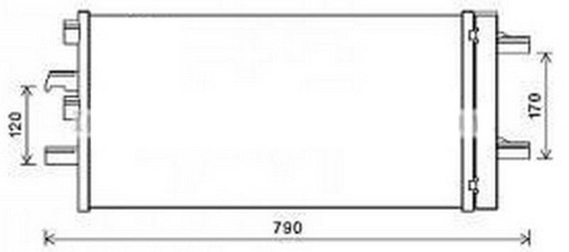 43-2903 Klima Radyatoru Mini Cooper (F55) 1.5 - 1.5 D 2013- / Cooper S (F55) 2.0 2013- / Clubman (F54) 1.5 2014-