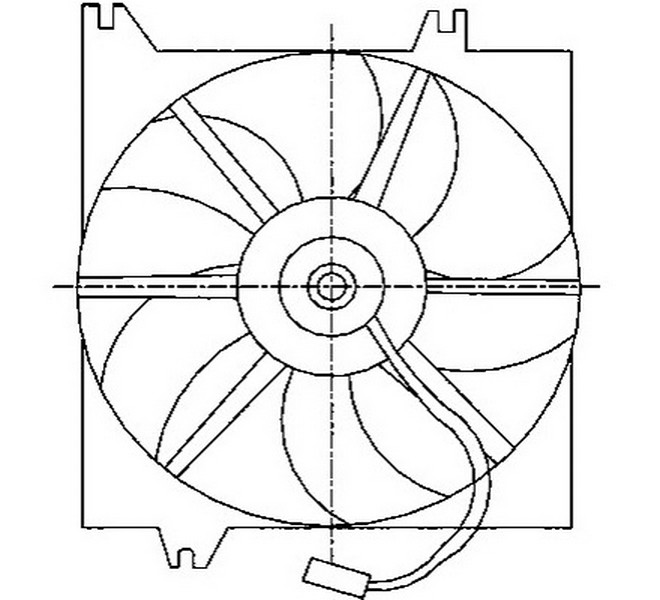 25-2130 Fan Motoru Klima Radyatoru Davlumbazli Hyundai Accent I (X-3) Yumurta Kasa 1.3i 1994-2000