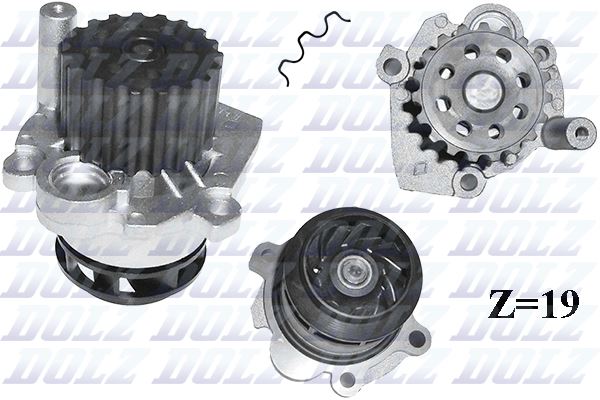 DOLZ A249 Devirdaim Caddy-Golf 5-Jetta-Passat-Polo-Transporter T5-Fabia-Octavia-Ibiza 1.9tdi Axb-Bjb-Bxe 04-10