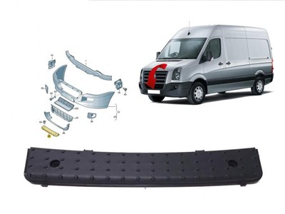 PRO-A 291366 Ön Tampon Orta Basamak Crafter 06>16