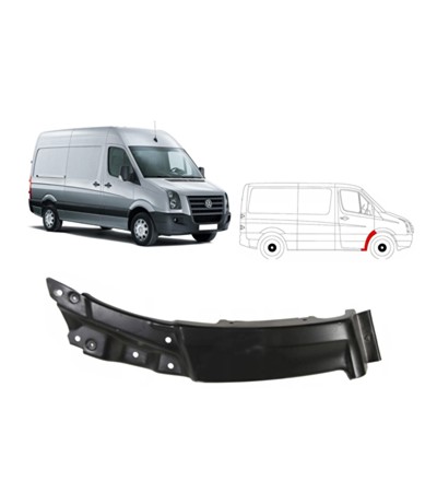 HMR-FN0376AR Camurluk Saci On Alt Sag Volkswagen Crafter 2007-2015