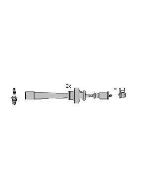 HELLUX HBK.3701 Buji Kablo Takimi Mitsubishi Carisma-Colt-Lancer 1.6 1.8 2.0 16v 95-