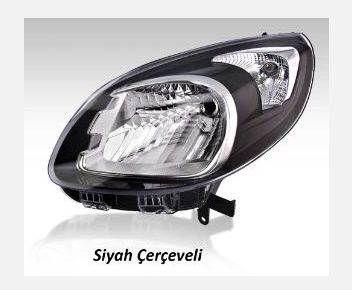 AYFAR 202317 Far Siyah Çerçeveli Motorlu Sol R.Kangoo 2013>