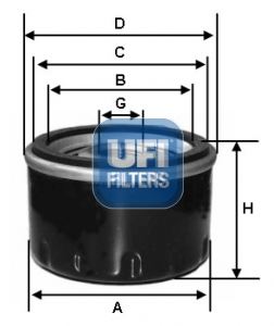 UFI 2315900 Yağ Filtresi
