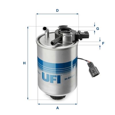 UFI 2401801 Yakit Filtresi