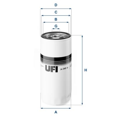 UFI 2434800 Yakit Filtresi