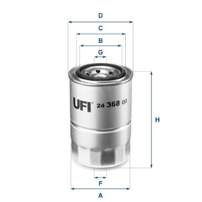 UFI 2436800 Yakit Filtresi