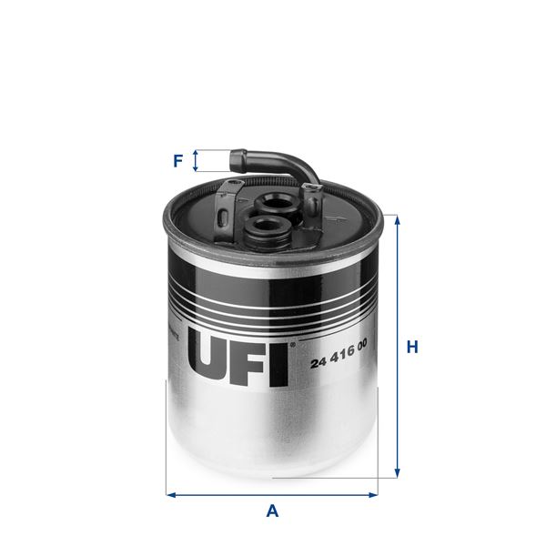 UFI 2441600 Yakit Filtresi Mercedes Om668 Om611 W168 W414 W638 B901>B905