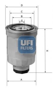 UFI 2444601 Yakit Filtresi