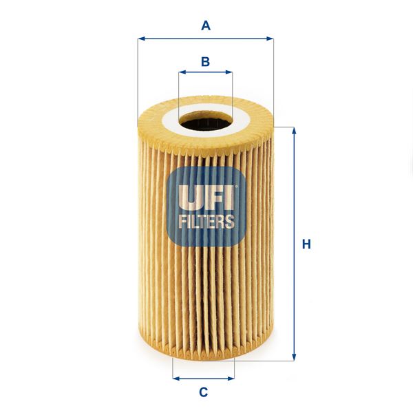 UFI 2500800 Yag Filtresi Bmw M40 M43 M44 E30 E36 E46 E34