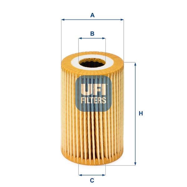 UFI 2501400 Yag Filtresi Mercedes M166 W168 W414
