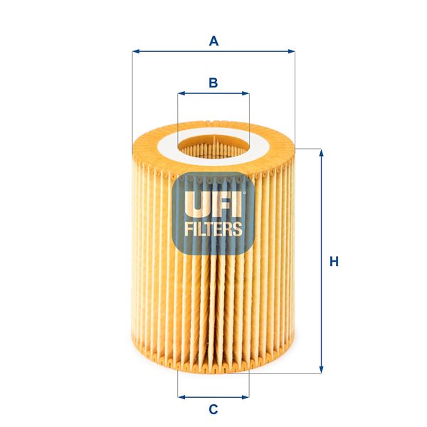 UFI 2506900 Yag Filtresi Mercedes Om642 W203 W204 C219 C218 W211 W212