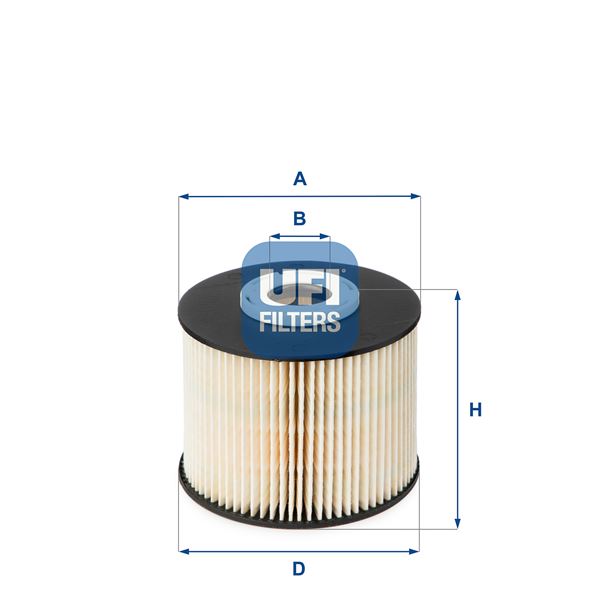 UFI 2605500 Yakit Filtresi Peugeot P308-P3008-P407-P5008-C4-C5 2.0 Hdi-Jtd Mondeo/ S Max/ Galaxy/ C Max 2.0 Tdc İ Pu 927x