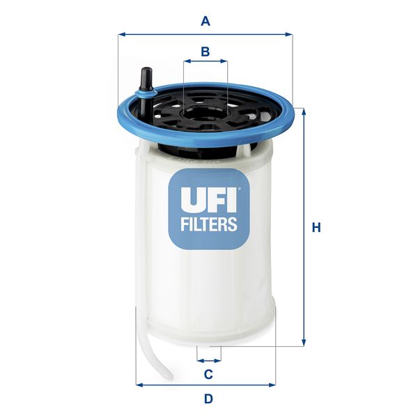 UFI 2607900 Yakit Filtresi Fiat Egea 16> 1.6d Mtj Alfa Romeo Stelvio 16> 2.2 Jtd