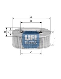 UFI 2764800 Hava Filtresi Hyundai Starex 2.5l D4bh 4d56 D4cb Tc Tci Crdi 96-> / H-1 Starex 2.5l Kamyonet Libero 01->