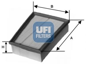 PSA 1444.F6 Hava Filtresi Peugeot P306 97>02 Citroen Xsara 96>00 1.8-2.0 İ 16v Benzin Büyük Üçgen-Yamuk Filtre