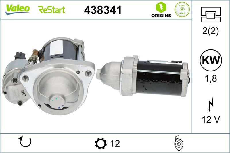 VALEO 438341 Marş Motoru 760i