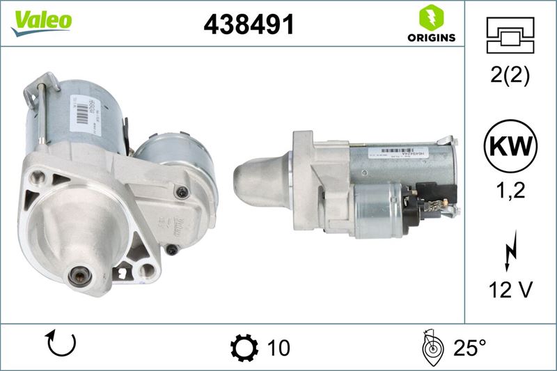 VALEO 438491 Marş Motoru Mercedes W204
