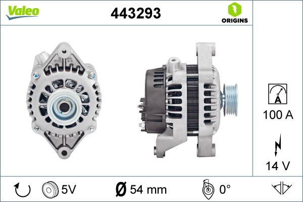 GM 93177834 Alternatör Şarj Dinamosu 14v 100amp Astra G-Corsa C-Meriva A-Tigra 1.4-1.6 Bosch Tn:Zp