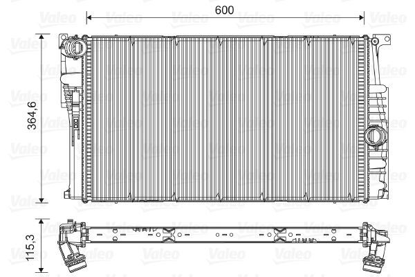VALEO 717117 Motor Su Radyatoru Bmw N47 B47 B48 N13 N20 N55 F30 F20 F32 F36 F22 F34 I3