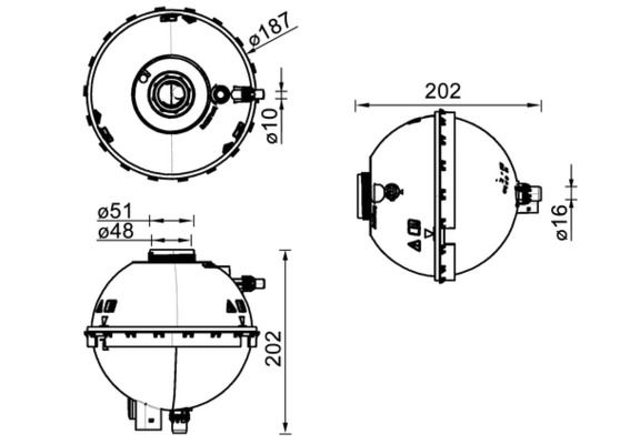 FEBI 170551 Radyatör Yedek Su Deposu  F20-F20 Lci-F21-F21 Lci-F22-F22 Lci-F23-F23 Lci-F30-F30 Lci-F31-F31 Lci-F34-F35-