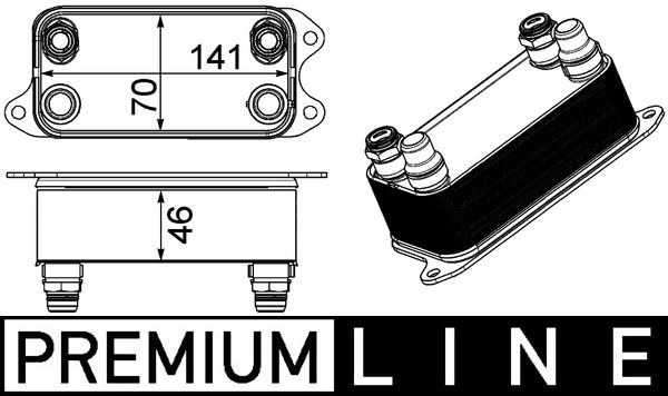 MAHLE CLC227000P Otomatik Sanziman Yag Sogutucusu Mercedes W204 W212 C218 X218 R172