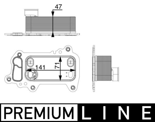 MAHLE CLC79000P Yag Sogutucusu Bmw N47 E81 E82 E87 E88 E90 E91 E92 E93 E60 E61 E84 E83