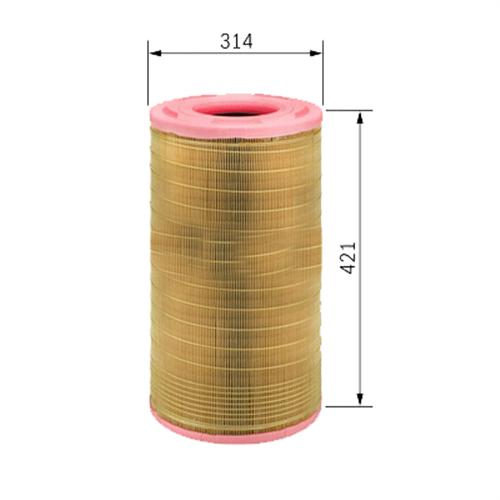 HNG E681L Hava Filtresi Filtre Elemani Stralis I/Ii, Trakker I/Ii, S-Way, X-Way