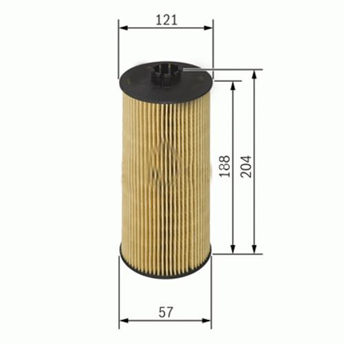 SARDES SO979 Yağ Filtresi Man Ce 1026e Mle 1507 Hu 13125x-Oe 646/2-Lf 16244