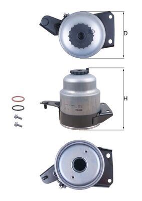 SARDES SF6101 Yakit Filtresi Toyota Avensis 1.6l 1ww Wwt270 Dizel 15-> / Verso 1.6l 1ww War20 Dizel 15->