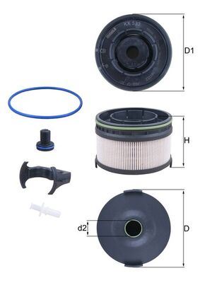 MANN PU 11 002 Z KIT Yakit Filtresi  W118-205-213-222-257-253-X167-177-447 Vito-910 Spr.