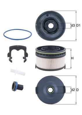 MANN PU 11 001 Z KIT Yakit Filtresi Kit W205-213-447-907-910