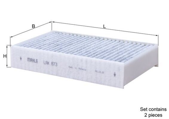 MAHLE LAK873-S Polen Filtresi